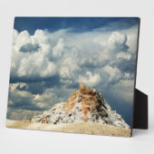 White Dome Plaque Fotoplaat (Zijkant)