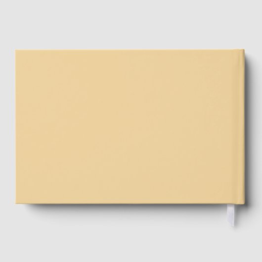 White Double Daffodil Celebration of Life Memorial Gastenboek (Achterkant)