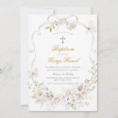 White Dove Baptism Invitation (Devant)