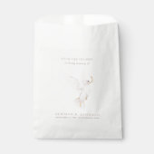 White Dove Bird Seed Packet begrafenismonument Bedankzakje (Voorkant)