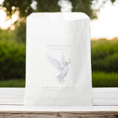 White Dove Bird Seed Packet begrafenismonument Bedankzakje