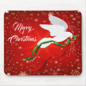 White Dove Kerstmis Muismat (Voorkant)