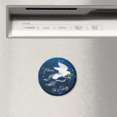 White Dove Magnet Magneet (Insitu (Vaatwasser))