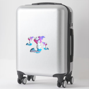 White Dove Mermaid Thunder_Cove Sticker