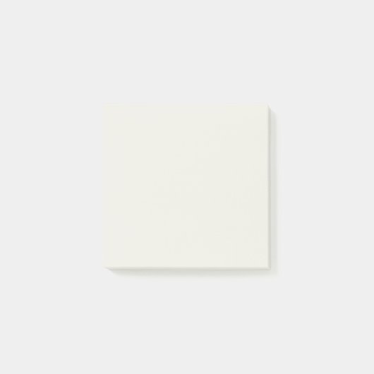 White Dove Solid Color Post-it® Notes (Voorkant)
