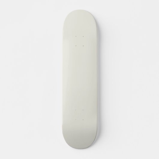 White Dove Solid Color Skateboard (Voorkant)