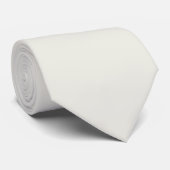 White Dove Solid Color Stropdas (Opgerold)