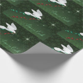 White Dove verspreidt vrede op aarde Cadeaupapier (Hoek)