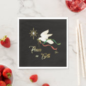 White Dove verspreidt vrede op aarde Servet (Insitu)