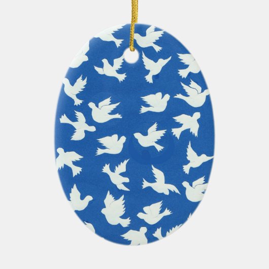 White Doves Ornament (Voorkant)