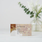 White Dragon - Fractal Art Visitekaartje (Staand voorkant)