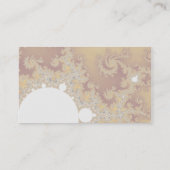 White Dragon - Fractal Art Visitekaartje (Achterkant)