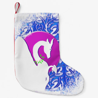 White Dragon I Moon Vakantie (blauw Ornament) Kleine Kerstsok