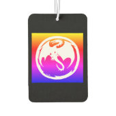 White Dragon neon auto luchtverfrisser (Achterkant)