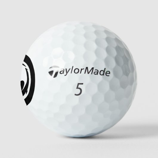 White Dragon Taylor Made TP5 balles de golf 3 pk (Logo)