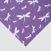 White Dragonflies Pattern —  BG Color Tissuepapier (Detail)