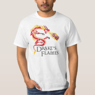 White Drake's Flames T-shirt