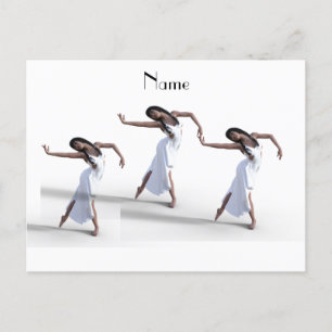 White dress daner Thunder_Cove Briefkaart