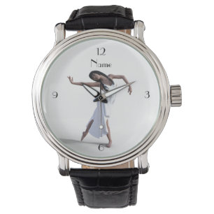 White dress daner Thunder_Cove Horloge