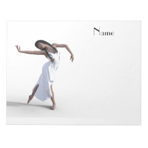 White dress daner Thunder_Cove Notitieblok