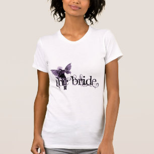 White Dress Fairy Paars Negative - The Bride T-shirt