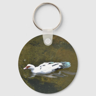 White Duck Sleutelhanger