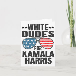 White Dudes voor Kamala Harris Sungles USA Kaart