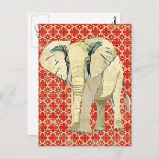 White Elephant Briefkaart (Voorkant / Achterkant)