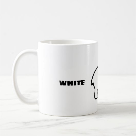 White Elephant Design Coffee Mug (Gauche)