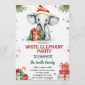 White Elephant Gift Exchange Invitation (Devant)