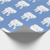 White Elephant Gift Exchange-kerstmis Wrappi Cadeaupapier (Hoek)