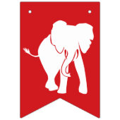 White Elephant Gift Exchange Kerstparty Vlaggetjes (Derde vlag)