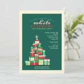 White Elephant Gift Exchange Party Kaart (Staand voorkant)