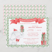 White Elephant-kerstcadeauuitwisseling Kaart (Voorkant / Achterkant)