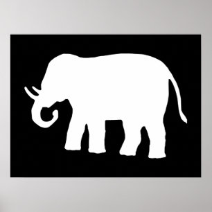 White Elephant Poster