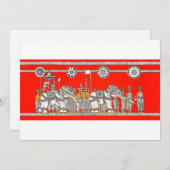 White Elephants & Kadyan Dancers Kaart (Voorkant / Achterkant)