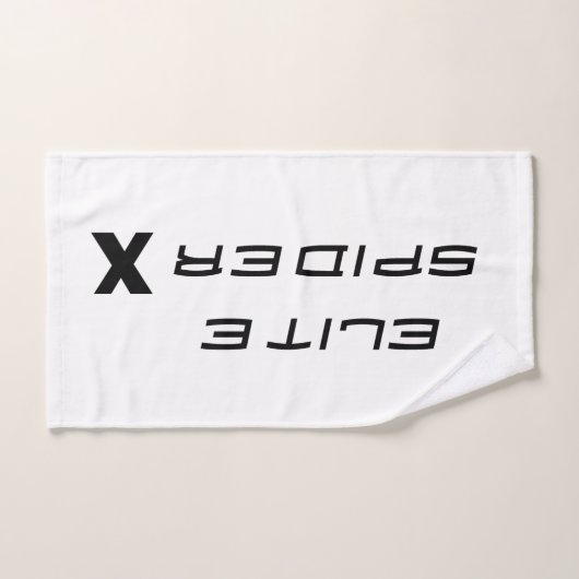 White Elite Spider X Logo Serviette à main (Serviette à main)