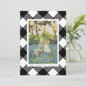 White en Black Buffalo Check Photo Holiday (Staand voorkant)