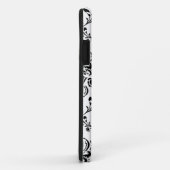 White en Black Damask Case-Mate iPhone Case (Achterkant/rechts)