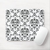 White en Black Damask Muismat (Met muis)