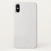 White en Black Dot Pattern Case-Mate iPhone Case (Achterkant)