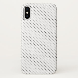 White en Black Dot Pattern iPhone X Hoesje
