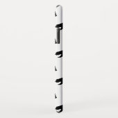 White en Black Grizzly Beer Pattern Case-Mate iPhone Case (Achterkant/rechts)