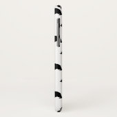 White en Black Grizzly Beer Pattern Case-Mate iPhone Case (Achterkant/links)