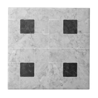 White en Black Stone Tile Tegeltje