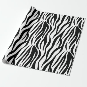 White en Black Zebra Pattern Cadeaupapier