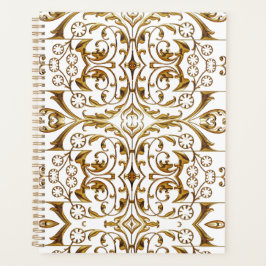 White en Gold Luxury Planner