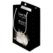 White en Gold Pumpkins Waterverf Hartelijk dank Klein Cadeauzakje (Voorkant Gekanteld)