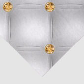 White en Gold Tufted Tissuepapier (Detail)