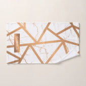 White en Golden Marble Bad Handdoek (Handdoek)